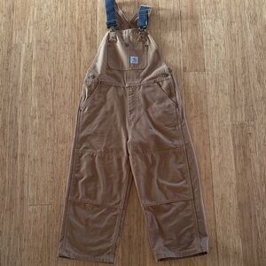 Carhartt Tan Bib Overalls size 8